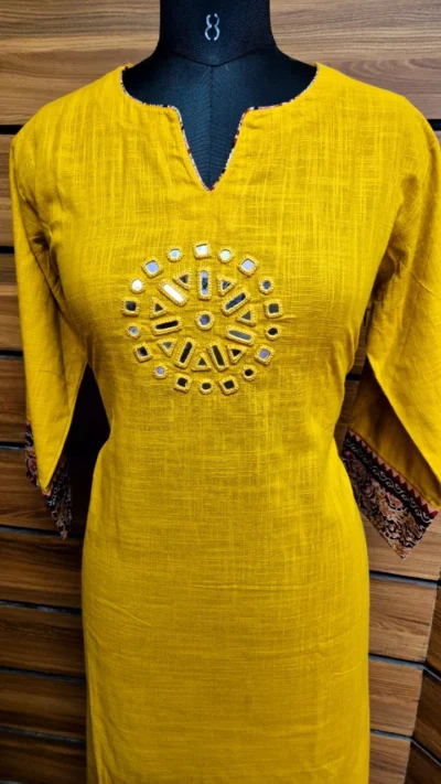 Mustard Mirrorwork