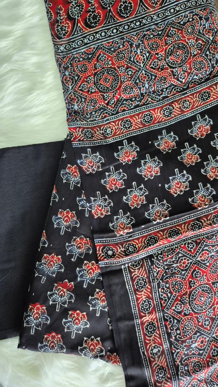 Black Kurta Material