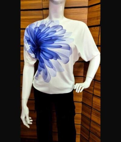 Blue and White Color Top - Image 2