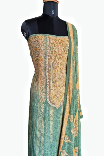 Elegant Green Paisley - Image 4