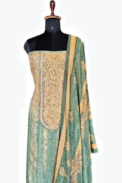 Elegant Green Paisley - Image 2