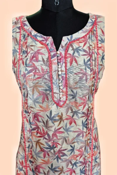 Leaf Print Cotton - Image 2