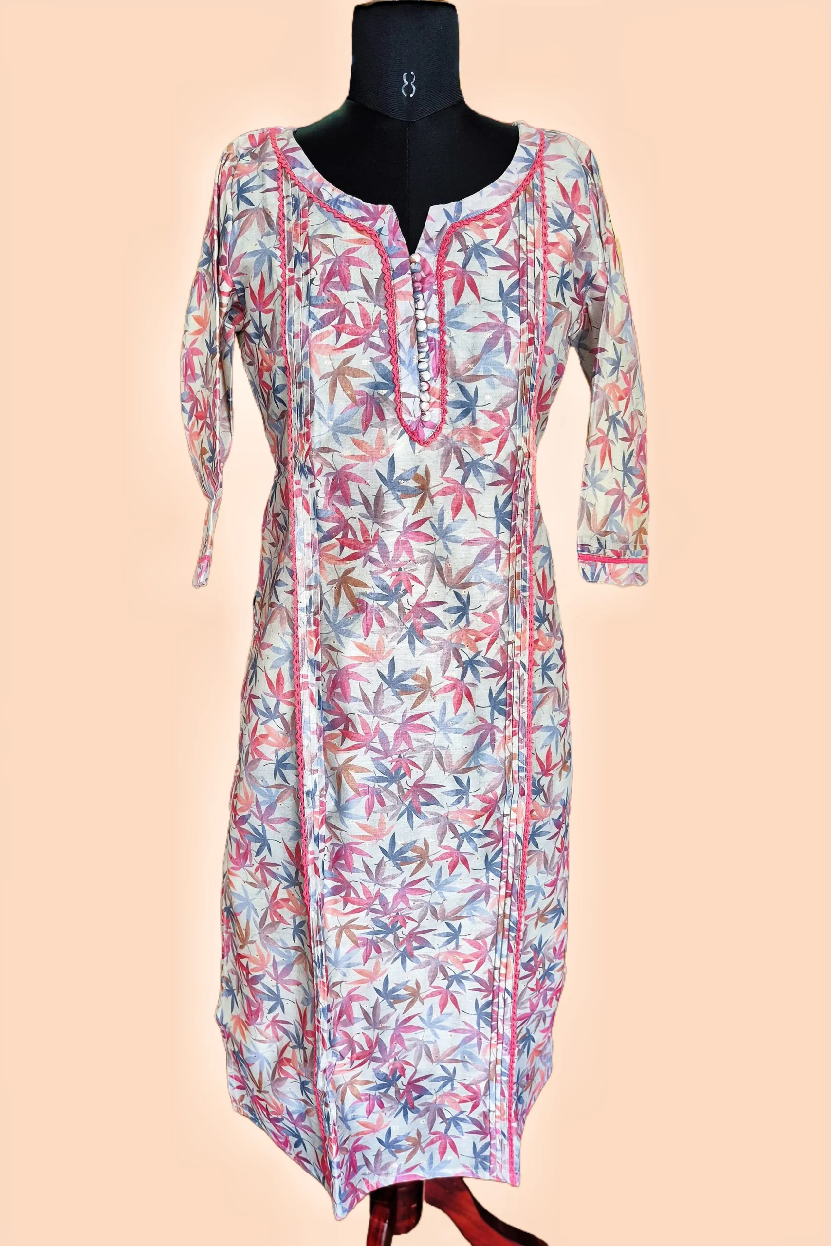 Leaf Print Cotton