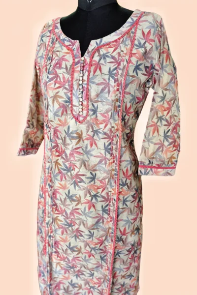 Leaf Print Cotton - Image 3
