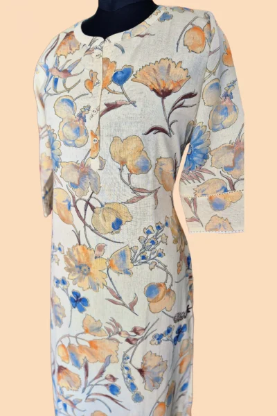 Blue & Peach Floral - Image 3