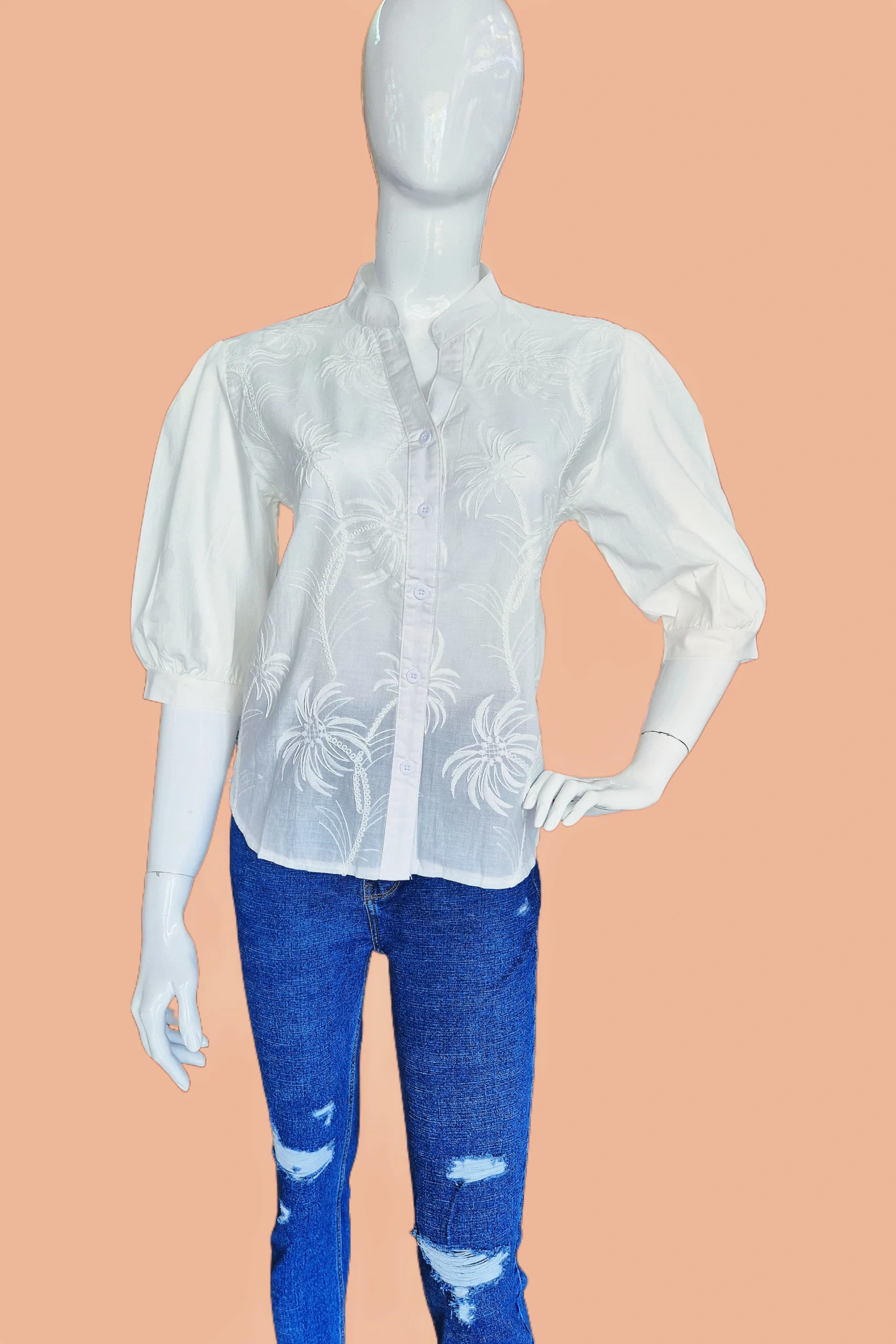 Chic White Shirt & Denim Combo