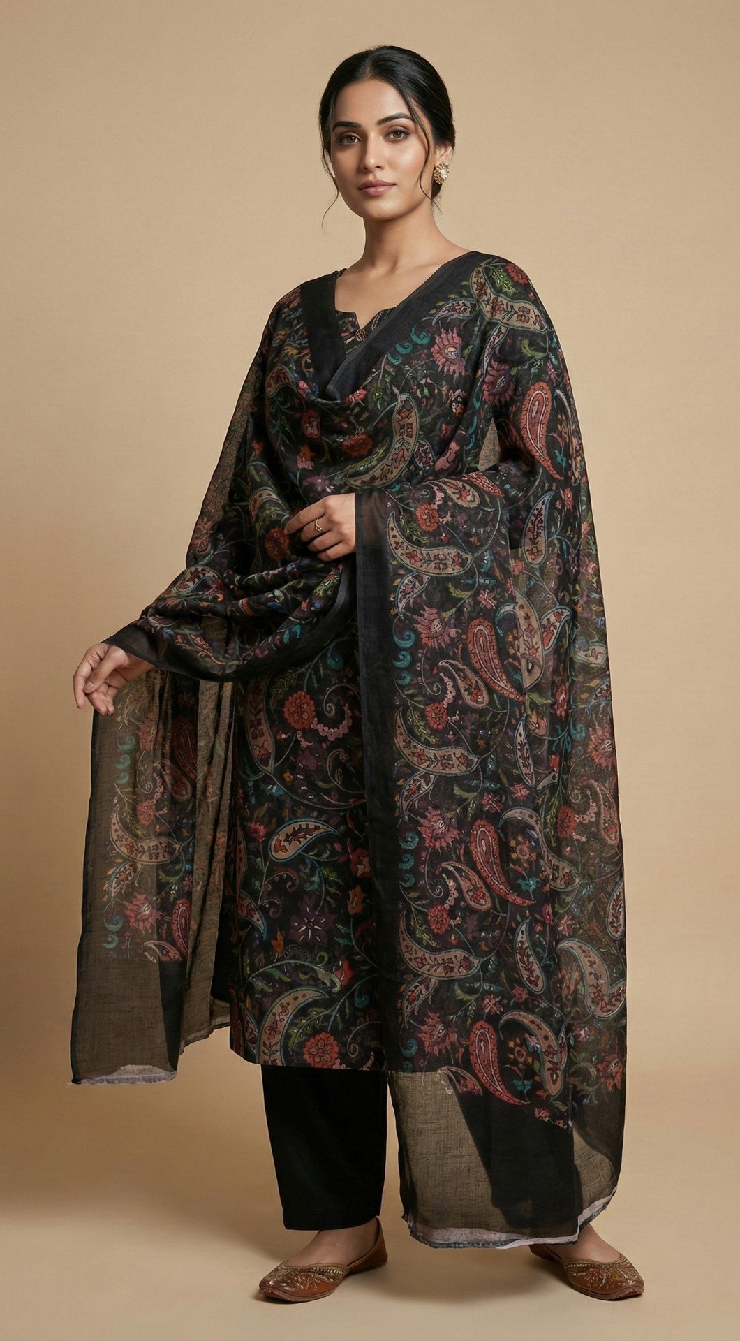 organza unstitched salwar suit